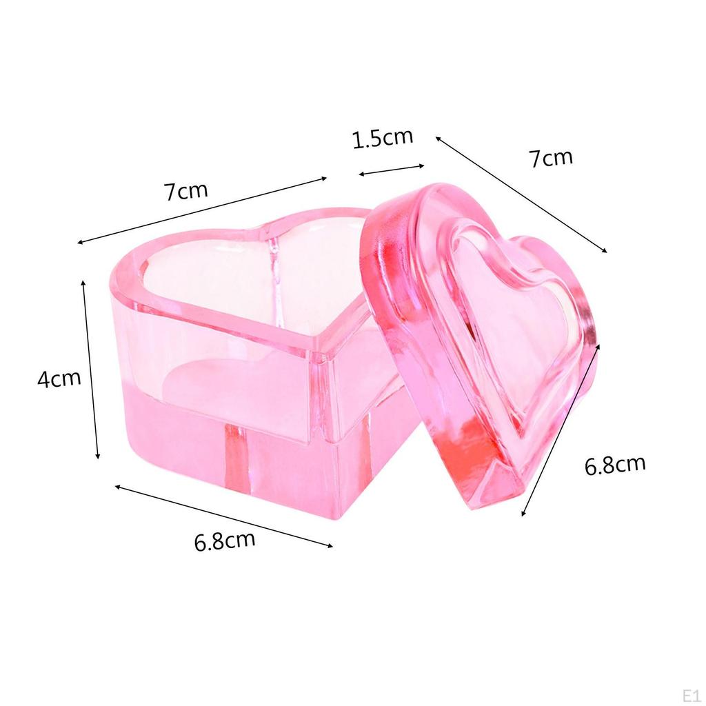 Elegant Glassware Nail Art Dappen Dish Set with Lid