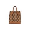 Bally Vintage Logo Leather Tote Bag Women Tote Bags Brown 6306501