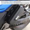 Waterproof Motorcycle Saddlebag PU Leather Bike Luggage Bag Motorcycle Side Bag  Bicycle Cycling