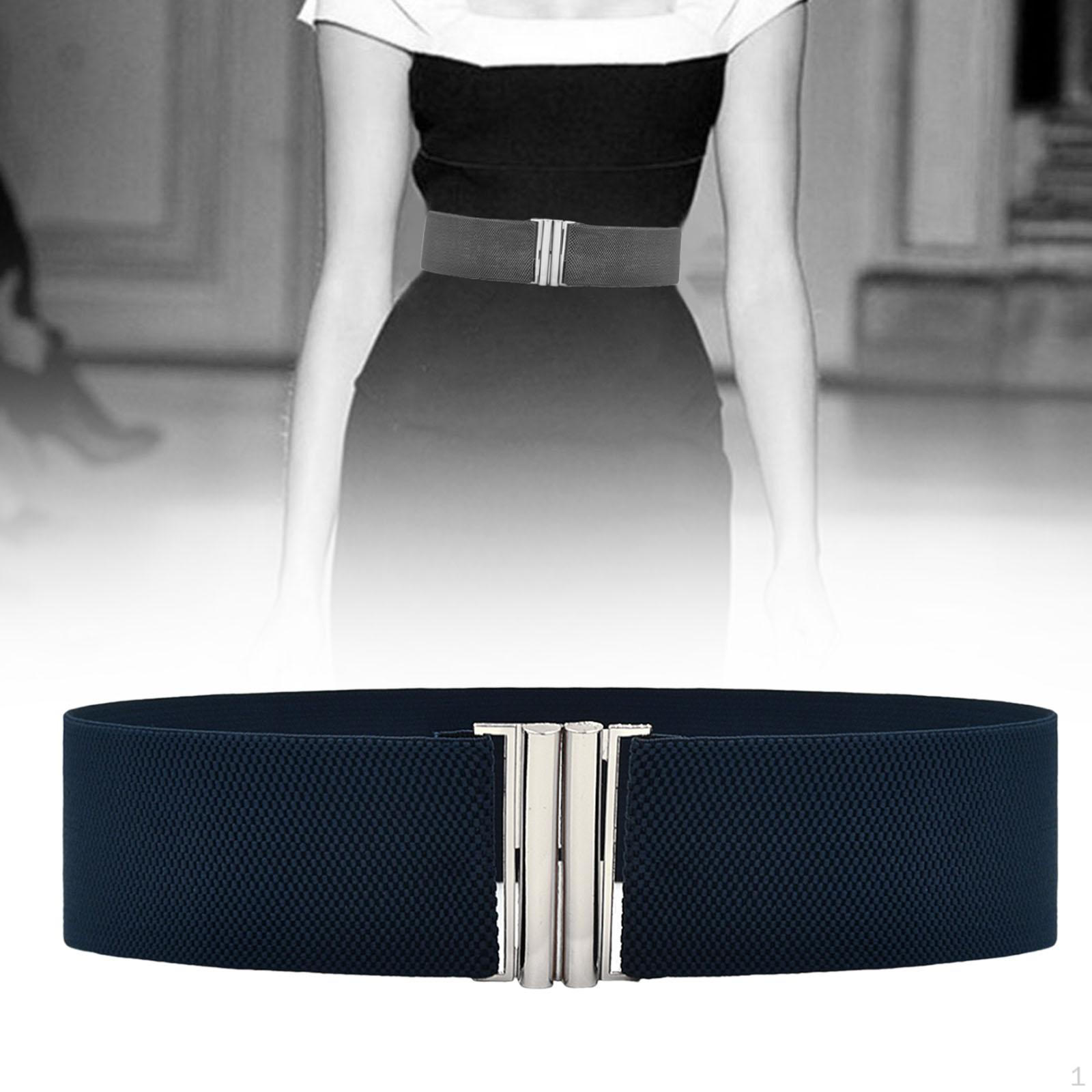 

Стильний жіночий еластичний пояс із шикарною пряжкою