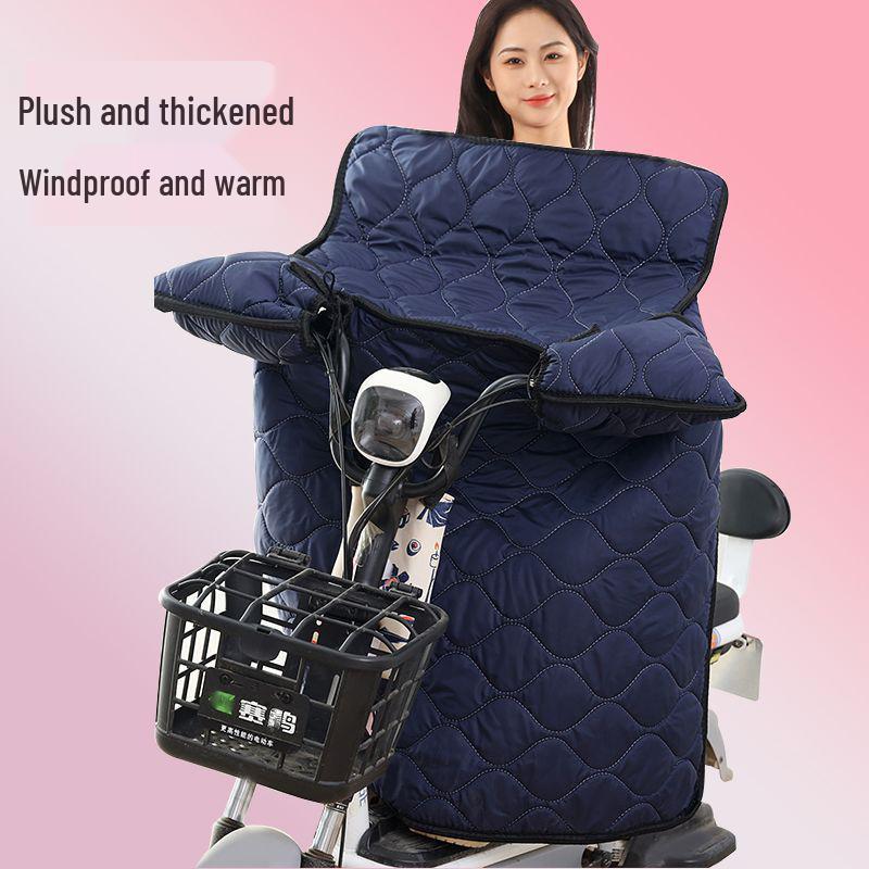 Windschutzscheiben-Winterabdeckung für Elektrofahrzeuge: Verdickt, Gefüttert, Winddicht, Kältefest, Universelle Passform für Elektroautos und Motorräder