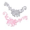 Flower Corner Cutting Die DIY Scrapbooking Photo Album Decor Embossing Stencil