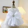 Pet Circle Snow White Pearl Princess Wedding Dress for Small & Medium Dogs