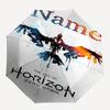 Custom Name Horizon Theme Automatic Umbrella, Lightweight & Portable, 8 Rib, Perfect for Outdoor Travel, Birthdays, Christmas, Gifts.