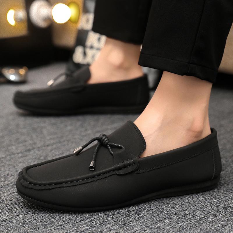 MAEDEF Men's Loafers Casual Flats Business Shoes Men Breathable Lightweight Slip on Boat Shoes Male Comfortable Men Formal Shoes