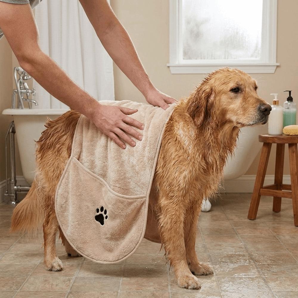 Super Absorbent Pet Grooming Towel Soft Pet Quick Drying Towel Pet Absorbent Towels Pet Bathing