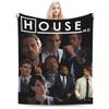 House The Doctor Plush Blanket Children Flannel Throw Blanket For Bedroom Super Soft Quality Bedspread Gift Idea