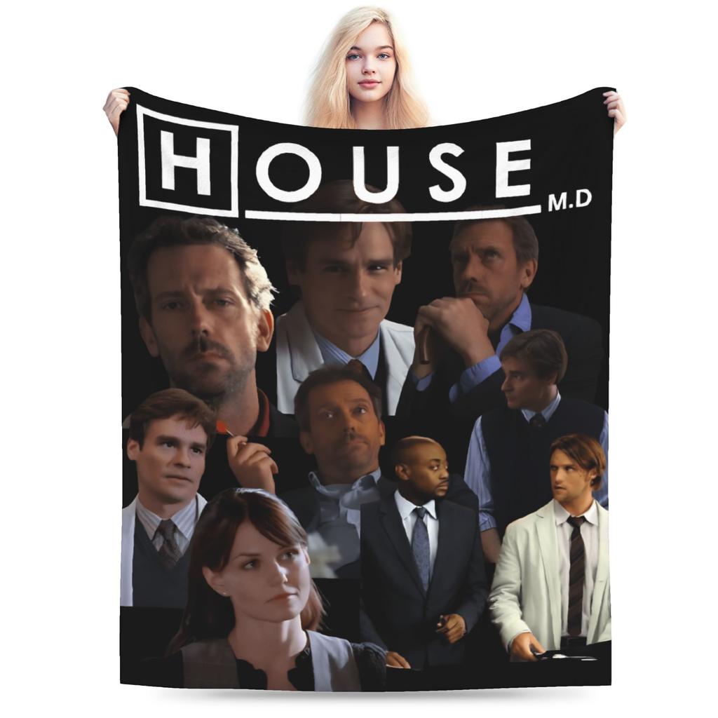 House The Doctor Plush Blanket Children Flannel Throw Blanket For Bedroom Super Soft Quality Bedspread Gift Idea
