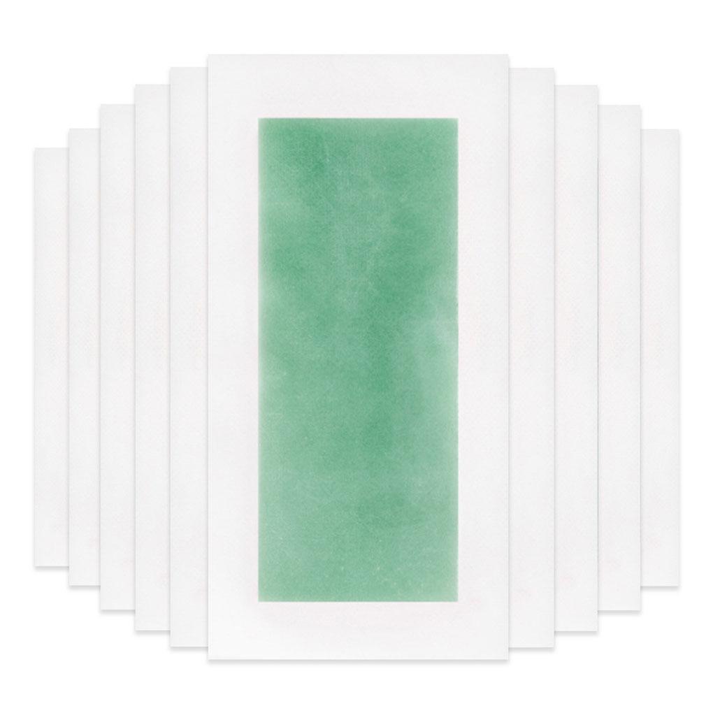 10 Fogli Carta Depilatoria Double-sided Gamba Ascella Braccio Rimozione Rapida Peli Articoli