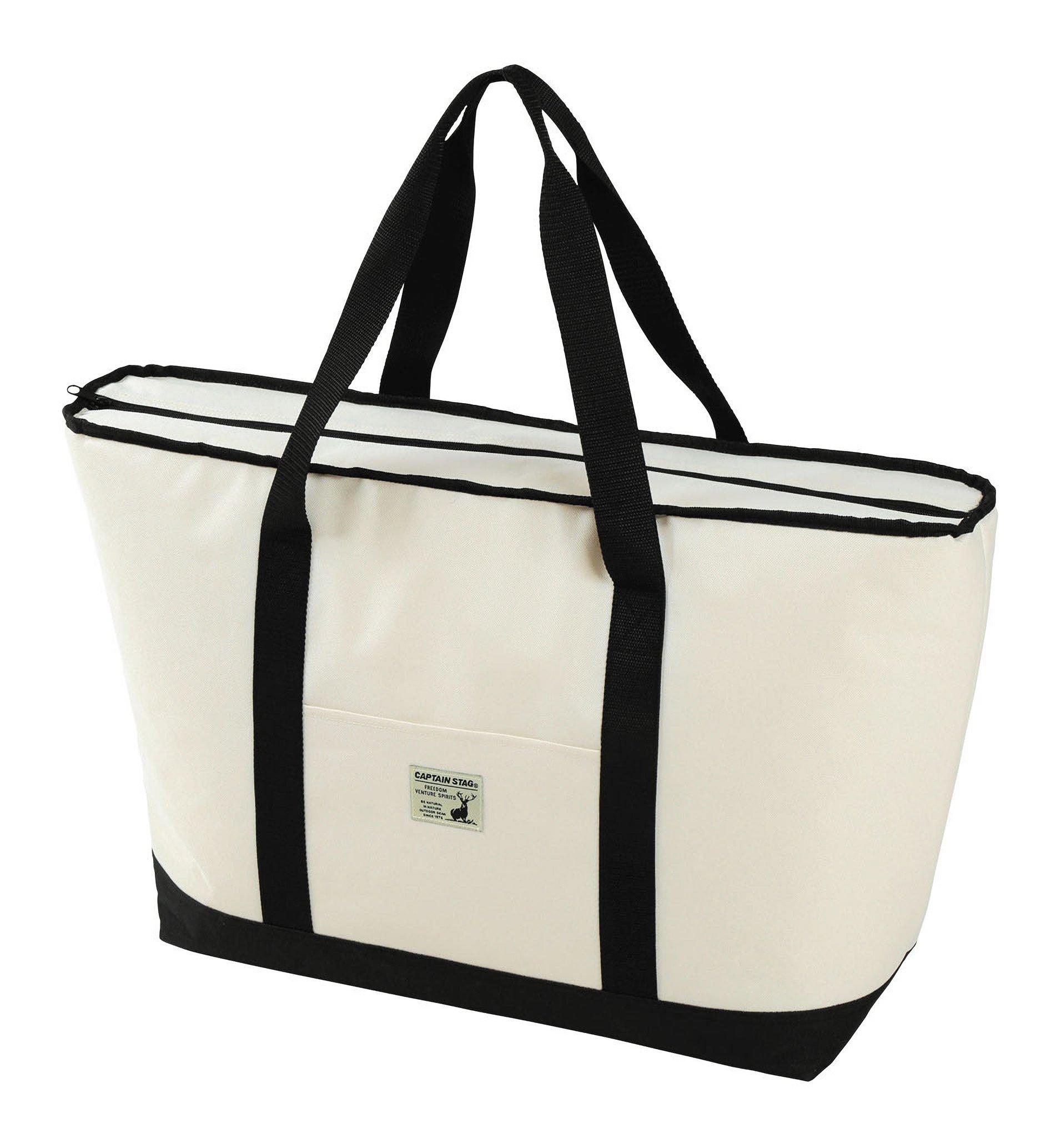 

Captain Stag Cold Bag Cooler Bag Tote Type Capacity 28L M Size White CS Charmant (CAPTAIN STAG) Approx. UE-584