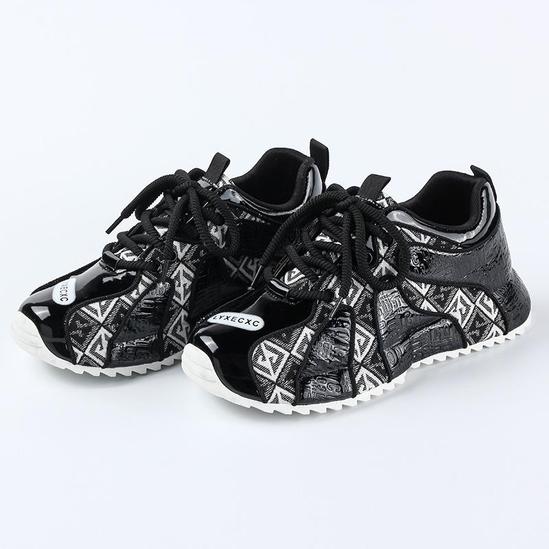 2024 Spring  Autumn New Versatile Fashion Men's Casual Shoes Leather Cloth Colored Youth Chinese Style Comfortable Sports Shoes
