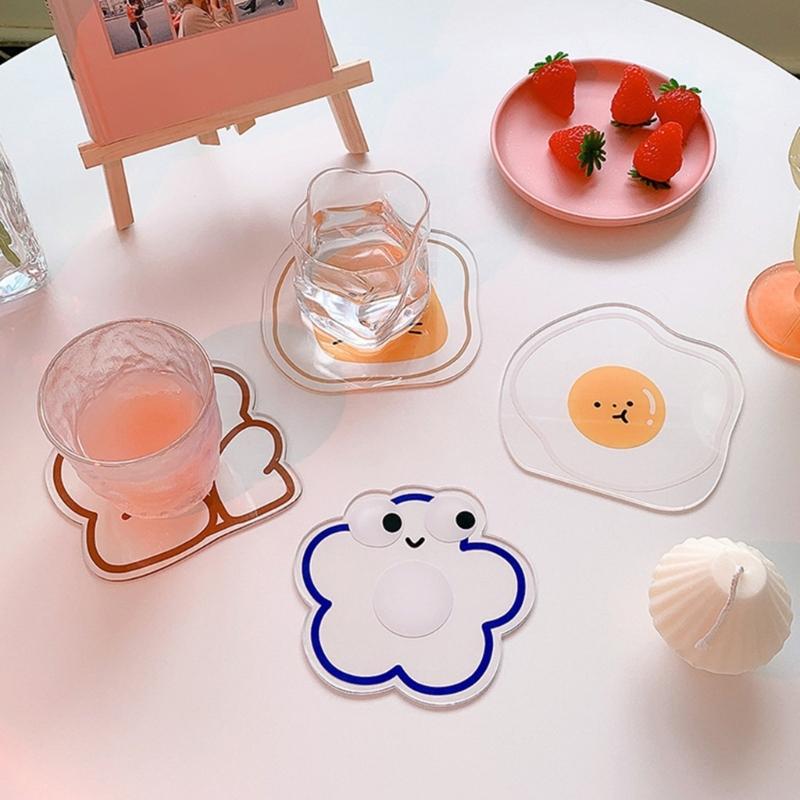 Smooth Drink Pad Heatproof Table Protectors Kitchen Accessory Heat Resistant Easy Cleaning Surfaces Cup Mat