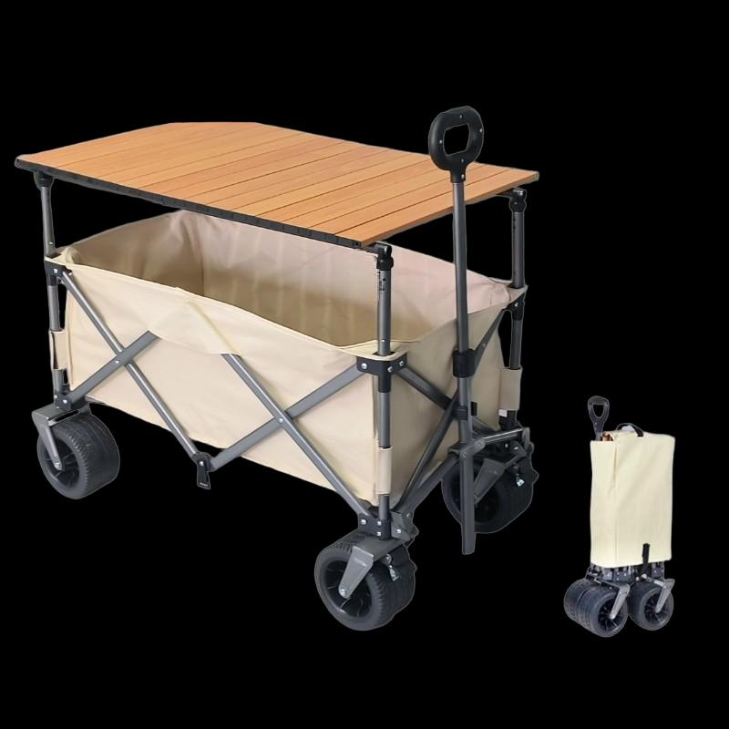 Portable Folding Lifting Market Stall Cart
