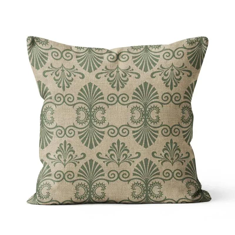 Nordic Bohemian Pattern Polyester Print Cushion Cover Throw Pillow Cover Modern Home Sofa Throw Pillow Decoration,(1) 30x30cm