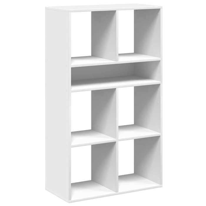 VidaXL Bookcase White 66x31x112 Cm Engineered Wood, Storage Cabinet, Storage Shelf, Shelving Unit, 860301