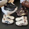 Retro German Training Shoes Women's New Autumn and Winter Heightening Casual and Versatile Forrest Gump Shoes Soft-soled Cotton Warm Sports Shoes