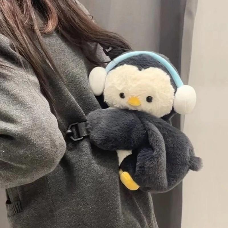 Cute Womens Shoulder Bag Plush Fluffy Sheep Doll Casual Fashion Crossbody Bag Kawaii All-match Female Korean Popular Bag