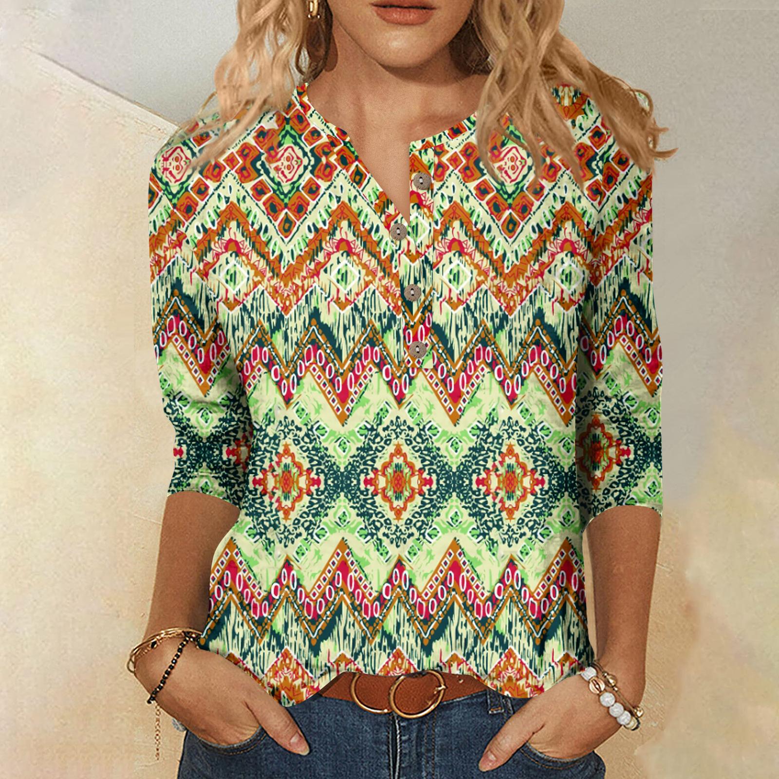 

Женская мода День святого Валентина Печатный длинный рукав свободный круглый вырез толстовка Топ осень XL жёлтый