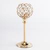 European Mini Crystal Candlestick: Creative Metal Ornament for Weddings and Candlelight Dinners