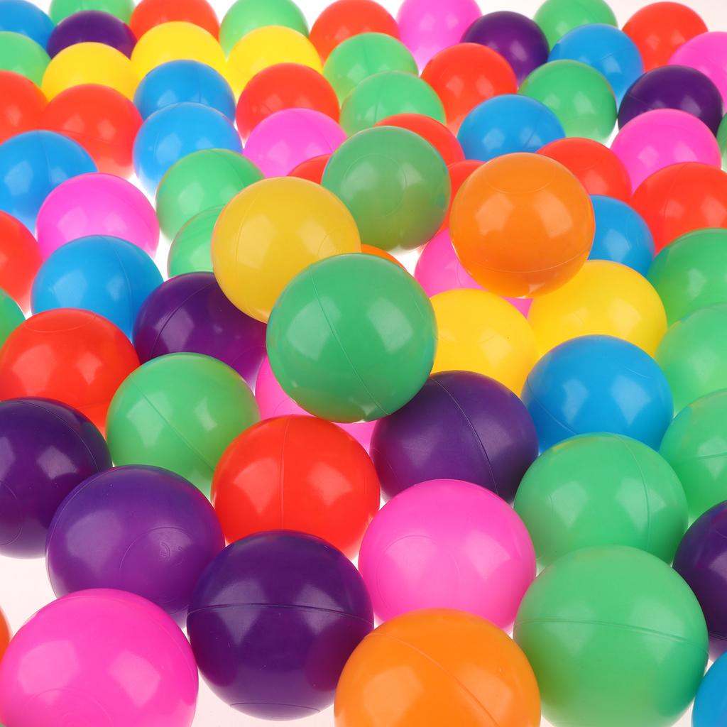 50/100Pcs 7Cm Water Pool Ocean Wave Ball Colors Baby Plastic Balls Kids Swim Pit With Basketball Hoop Play House Outdoor Toy