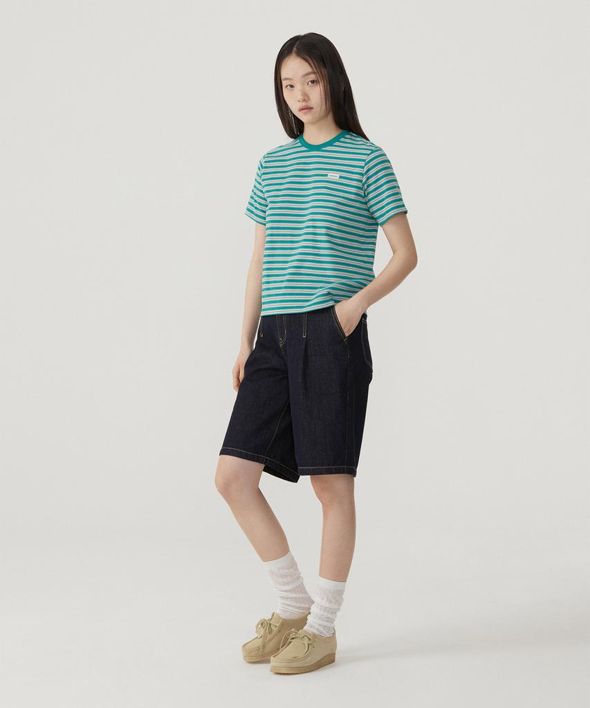 COVERNAT WOMAN Striped T-Shirt Green
