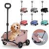Outdoor Dog Stroller Portable Lightweight Folding 360° Rotating Trolley Pet Cat Stroller for Small Dogs Cats Travel Walking