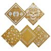 21'' Skull Pattern Bandana Head Scarf for Women Male Square Turbans Head Scarf Colorful Head Wrap Headwear