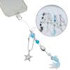Unique Handmade Fish Star Pattern Bead Phone Hanging Decoration Fits All Phone Models Daily Use Stylish Outfits