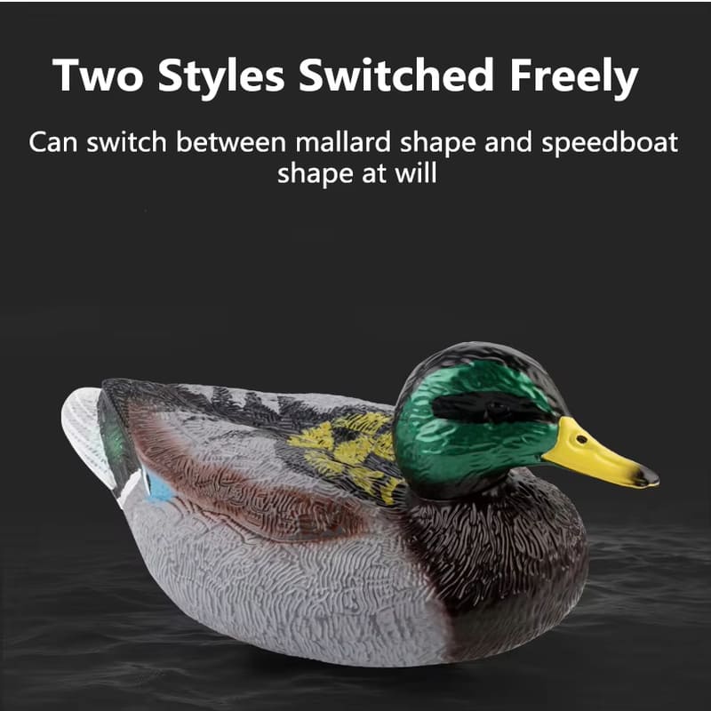 New 2.4G Simulation Duck Remote Control Boat Waterproof Electric Water Animal Summer Outdoor Swimming Pool Children's Toy Gift Creative Speedboat