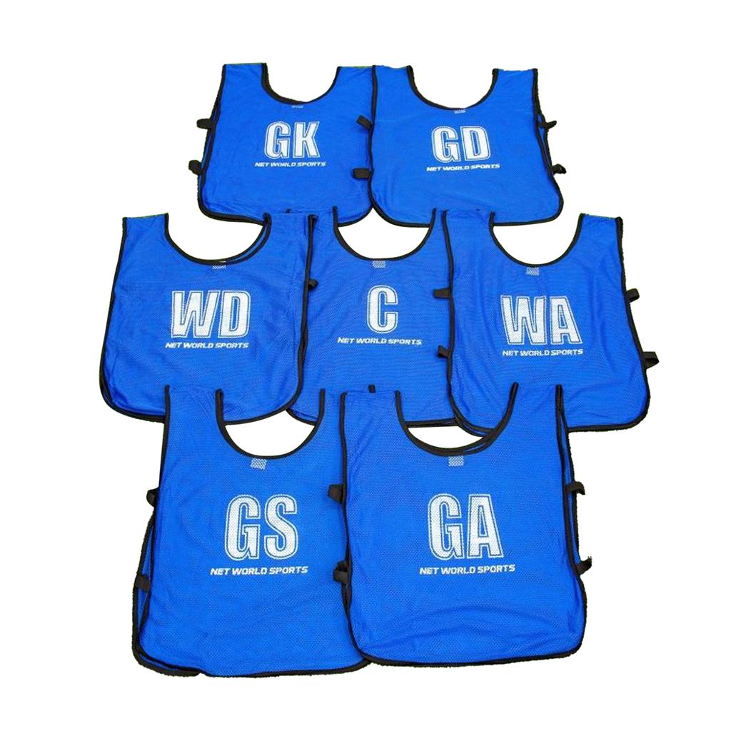 Precision Unisex Adult Mesh Netball Training Bib (Pack of 7)