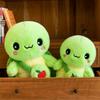 Adorable Green Apple Turtle Plush Pillow - Soft, Cute Stuffed Animal Gift