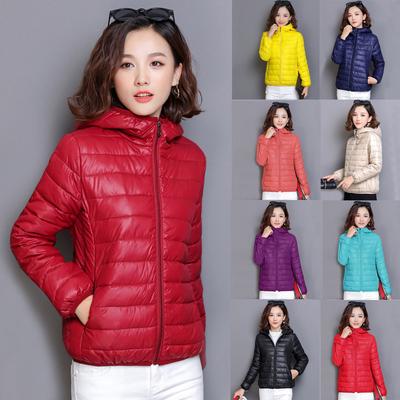 Women's Winter Warm Hooded Down Coat Lightweight Slim Fit Design Autumn Outdoor Overcoat Elegant Casual Outerwear Jacket