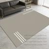 Nordic Geometric Carpet Luxury Living Room Decoration Large Area Simple Style Soft Rug Bedroom Non-slip Floor Mat Easy Cleaning