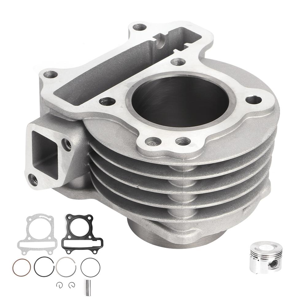 Engine Cylinder Rebuild Kit WPiston Ring Pin Gasket Moped Scooter Fit for GY6 80CC