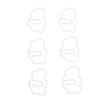100 Pcs   Shaped Paper Clips Cute Fun Decorative Iron Bookmarks Planner Clips with Transparent Box for Study Work
