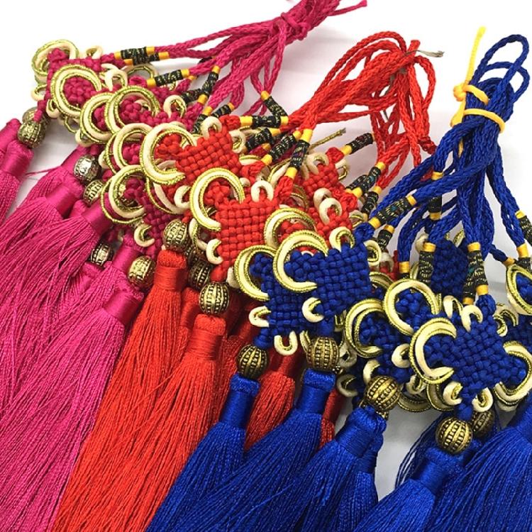Imitation Chinese Knot Tassels DIY Curtain Clothes Craft Tassels Pendant 25cm