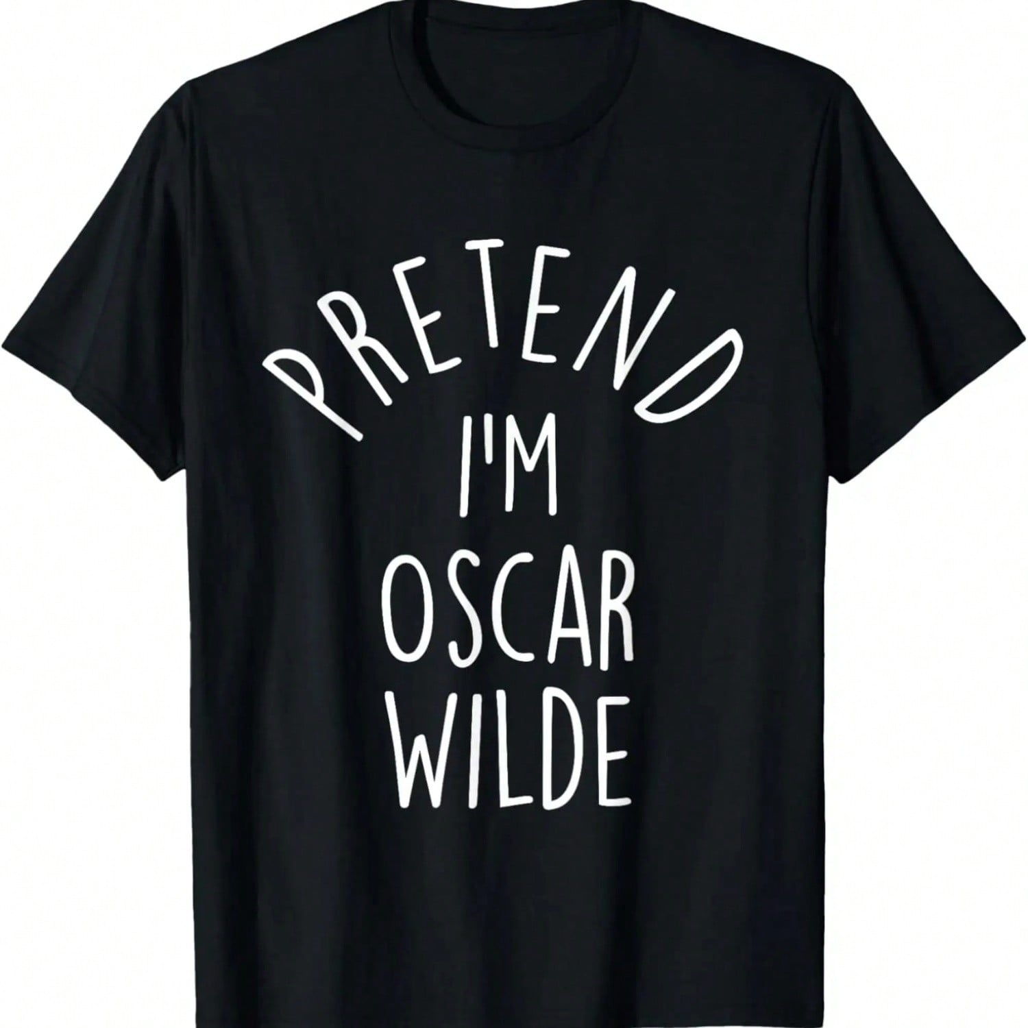 Pretend I m Oscar Wilde Easy Halloween Costume T-Shirt,Comfortable Pure Cotton S разноцветный
