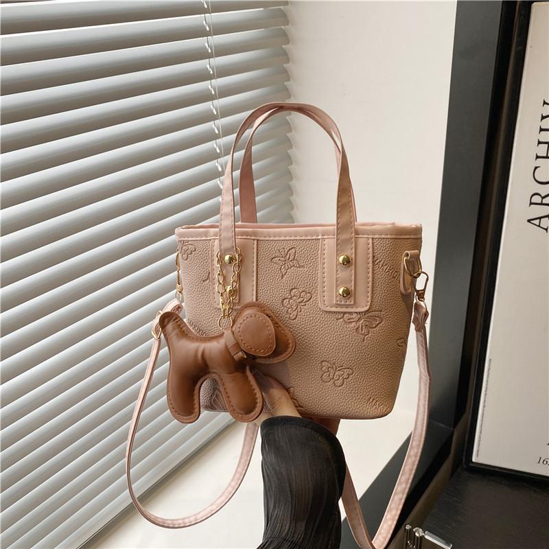 Today's popular handbag bag women's new bucket bag elegant casual texture single shoulder messenger bag