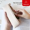 Astuccio Triangolare Serie Qīng Xin Lover: Cancelleria da studente elegante a tinta unita con custodia portatile con cerniera.