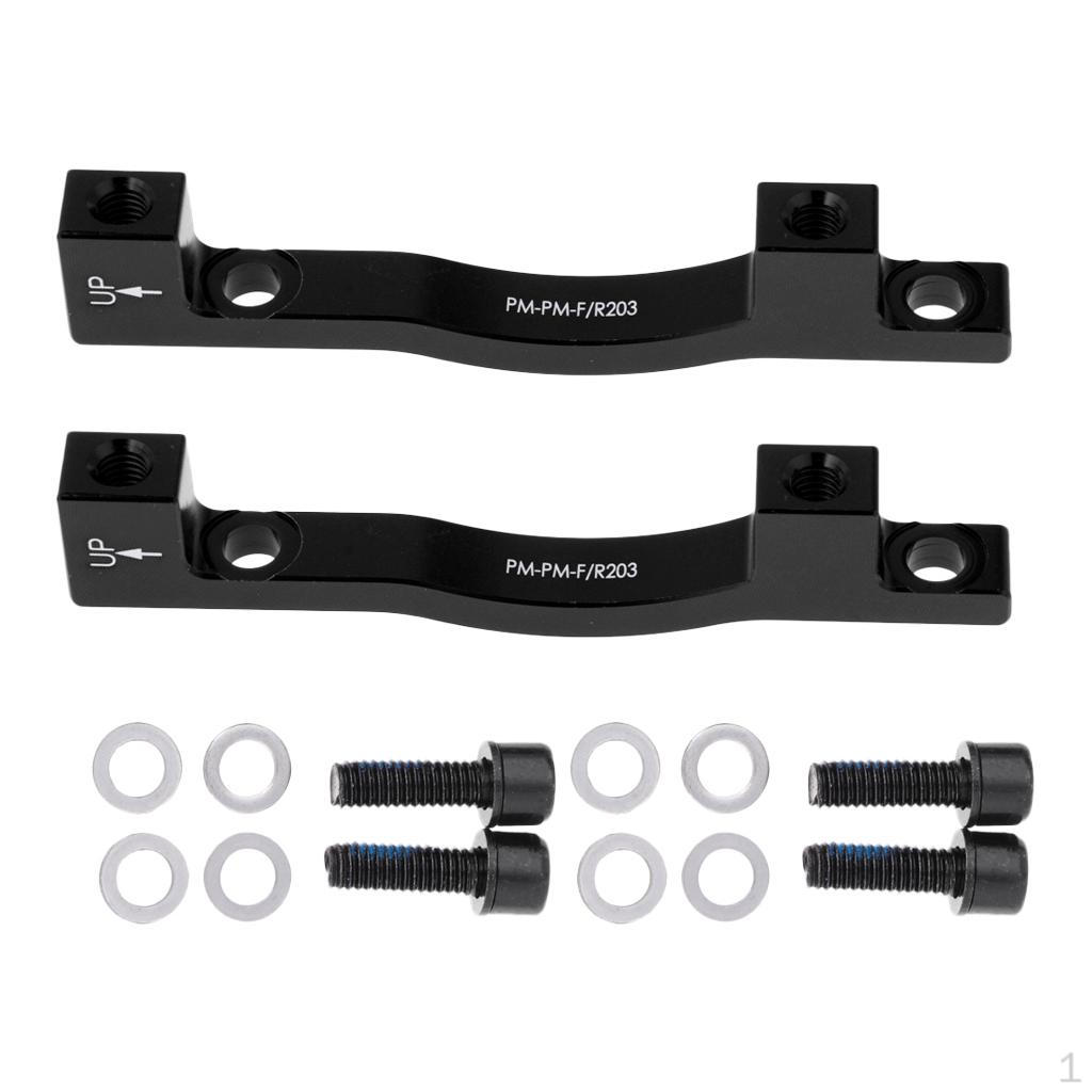 203mm Disc Brake Adapter Kit Black