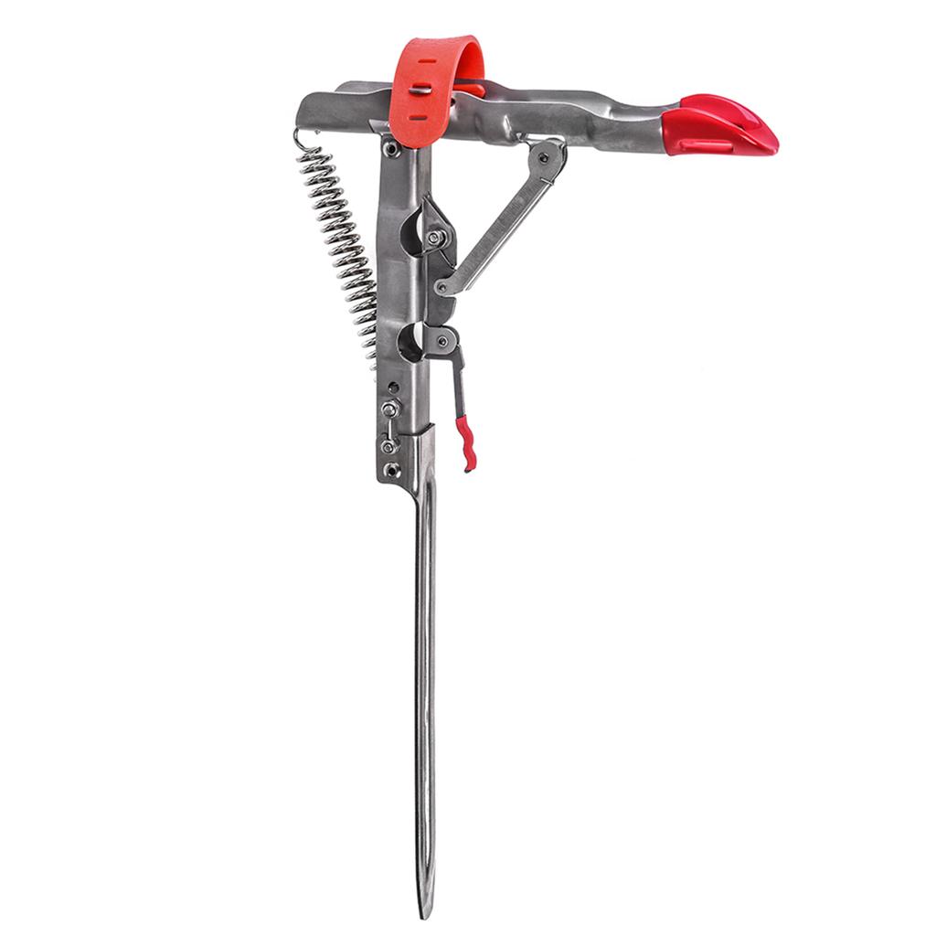 2PCS Automatische Frühling Angelrute Halter Klapp Angelrute Halterung Boden Stehen