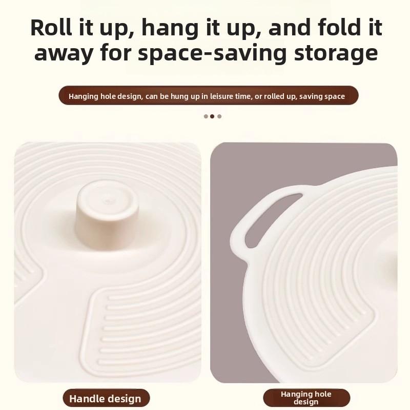 Household Food-grade Silicone Food Storage Lids for Pots, Pans, Plates, Cups, Microwave Oven Splash Guards, and Sealing Lids