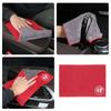 Autoaufkleber Für Alfa Romeo Wildleder Auto Logo Handtuch Mikrofaser Reinigungs Trocknungs Lappen Tuch Für Alfa Romeo 4C 159 Spider Giulia Giuli