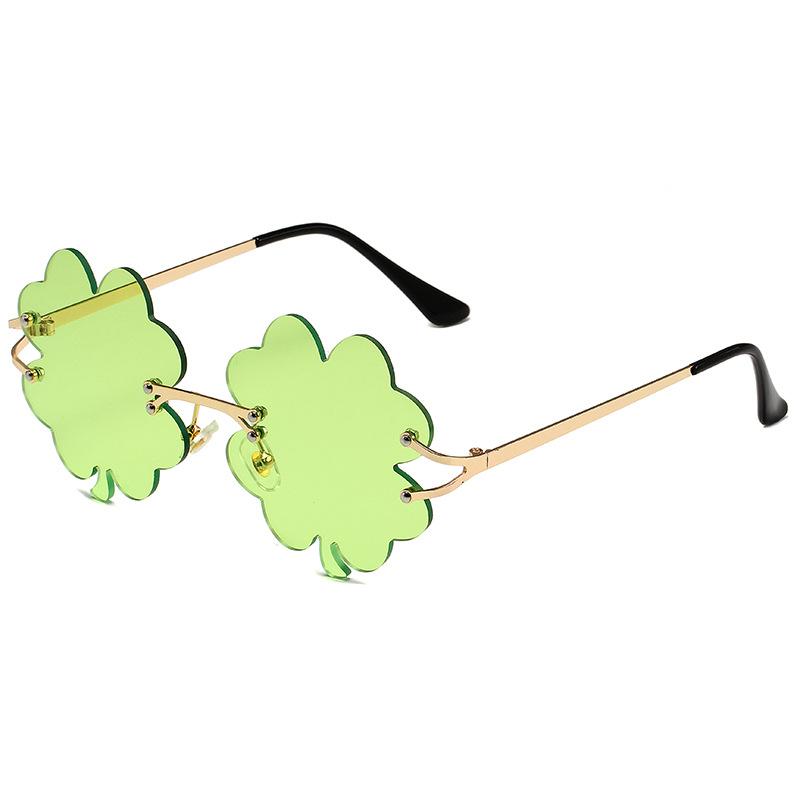 MGparty St. Patrick's Day Shamrock Glasses Irish Lucky Green Clover Sunglasses Saint Patricks Accessories Party Favor