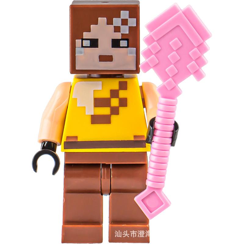 Ninja Warrior Superhero Doll With Weapon Single Building Block Assembly Toy
