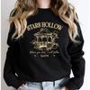 Vintage Women Gilmore Girls Luke's Diner Graphic Hoodie Stars Hollow Sweatshirt Comfortable Casual Streetwear Sweater