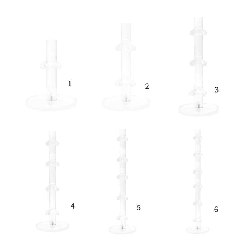 Acrylic Eyeglasses Organizers Stand Elegant Acrylic Eyeglass Showcase Multi Level Designs for Office or Personal Use