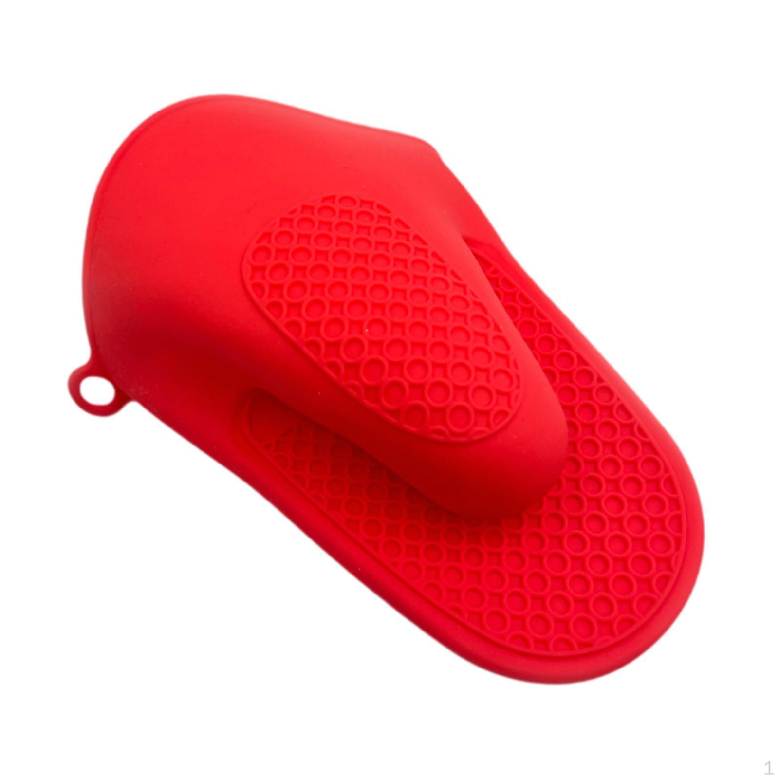 

Силиконовые прихватки для готовки и выпечки красный