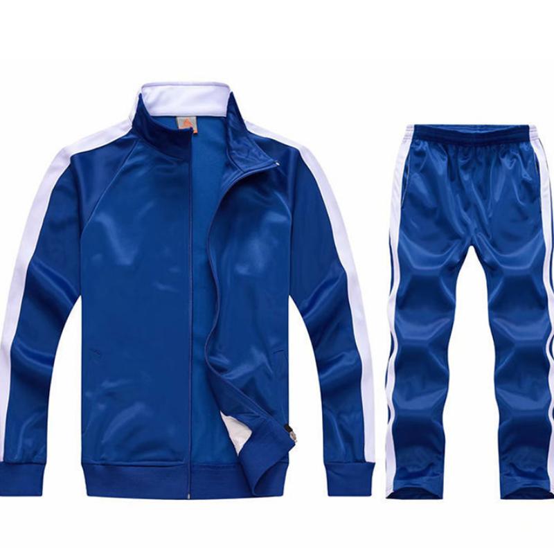 

Футбольная форма Универсальные повседневные мужские костюмы Разноцветные игровые тренировочные спортивные костюмы с длинными рукавами Золотая бархатная куртка Комплект из джерси XXXXL
