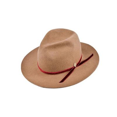 Millieoneeohaes Velvet Custom Fedora [Beige]